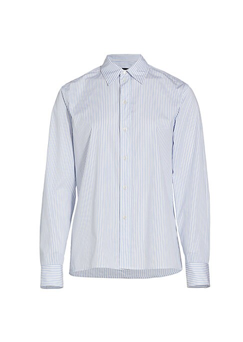 Classic Striped Button-Up