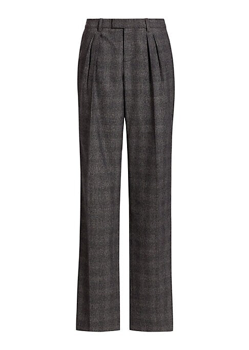 Chic Pleated Trousers