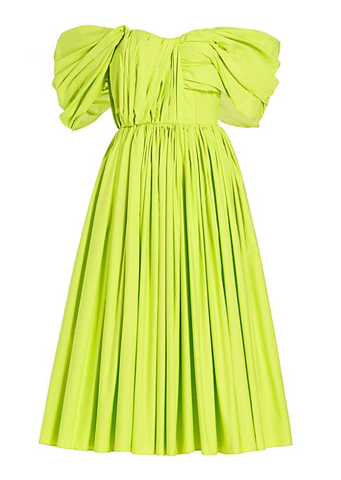 Charming Off-Shoulder Midi Dress