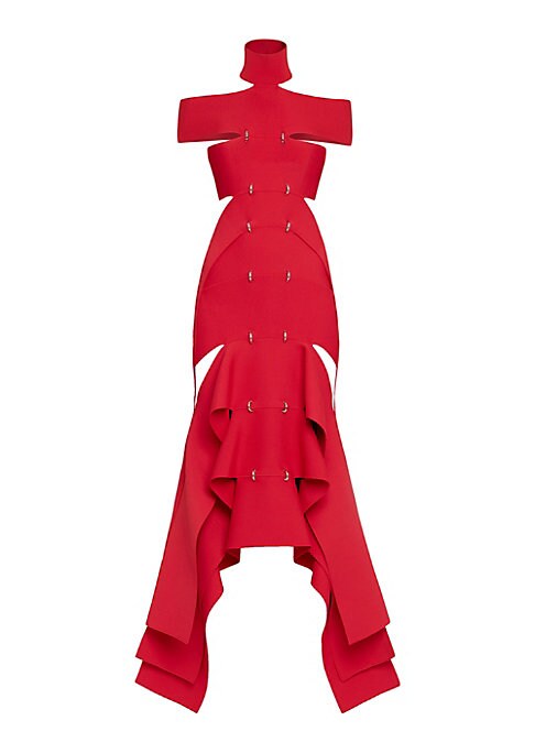 Chic Cut-Out Ruffle Dress