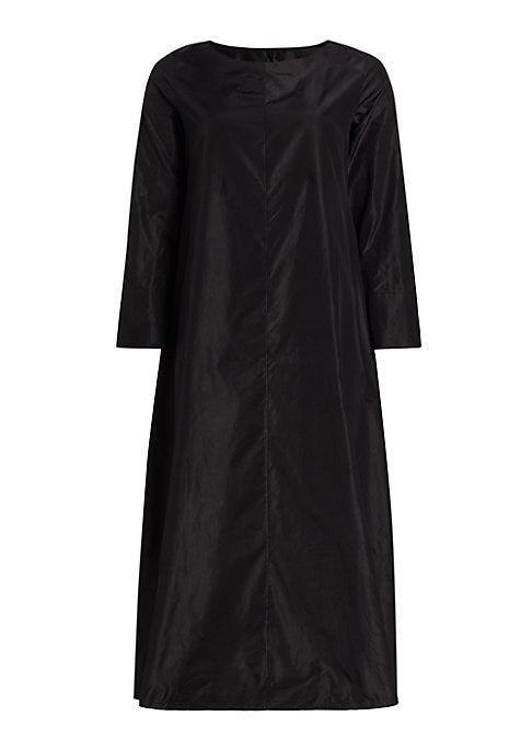 Silken Elegance Midi-Dress