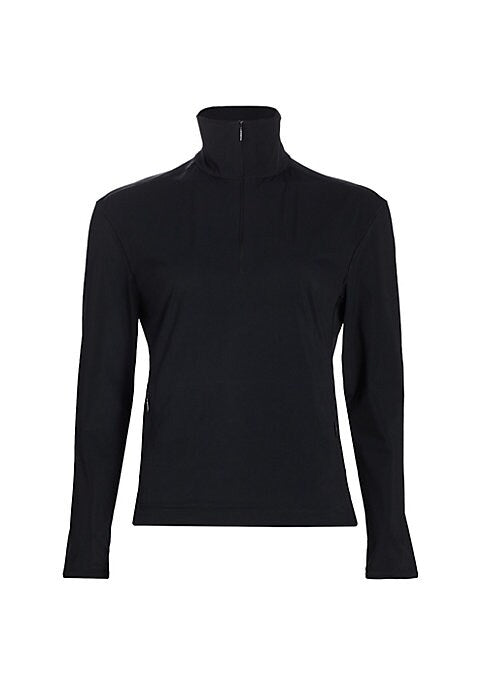 Sporty Zip-Up Blouse