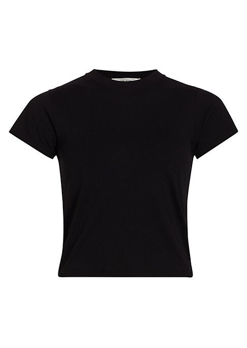 Cropped Cotton Tee