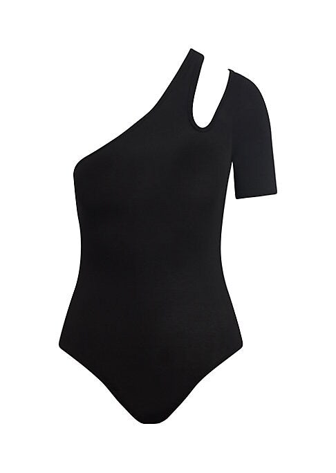 Edgy One-Shoulder Bodysuit