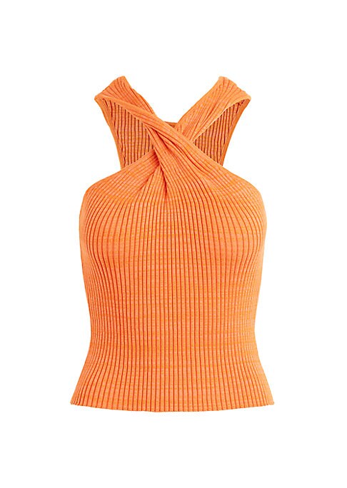 Twisted Knit Halter Top