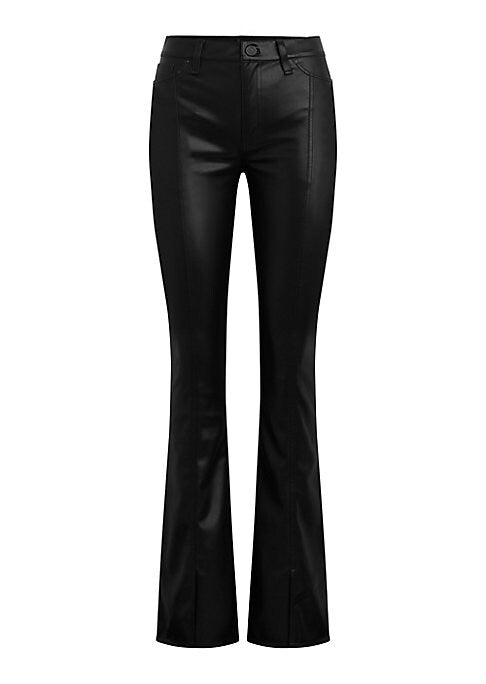 Vegan Leather Bootcut Pants