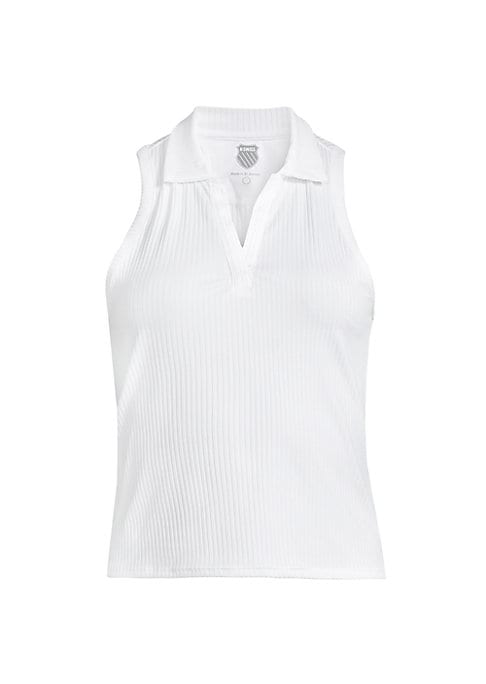 Ribbed Sleeveless Sport Top