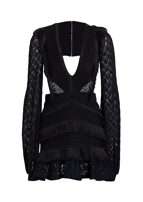 V-Detail Cut-Out Dress