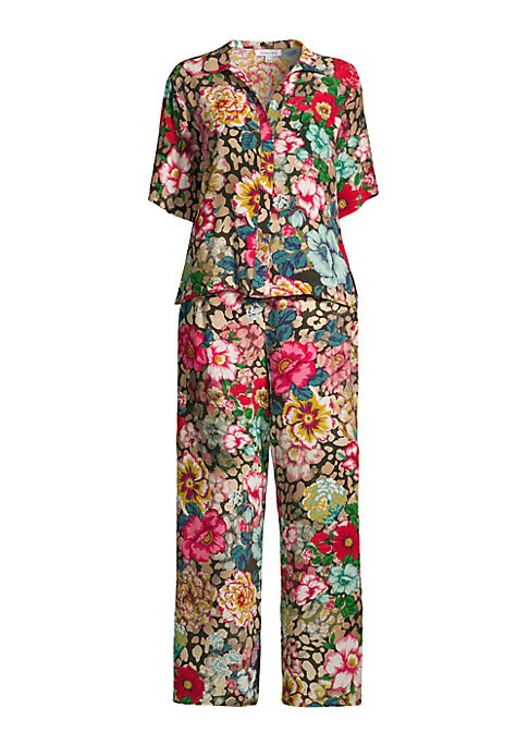 Floral Silk Sleepwear Set