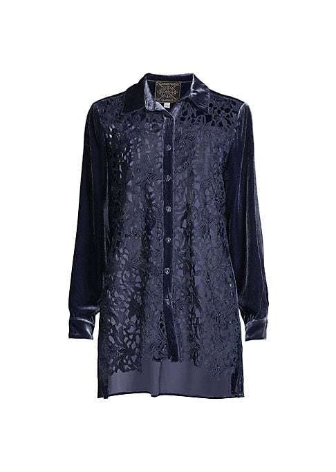 Luxe Lace Velvet Top