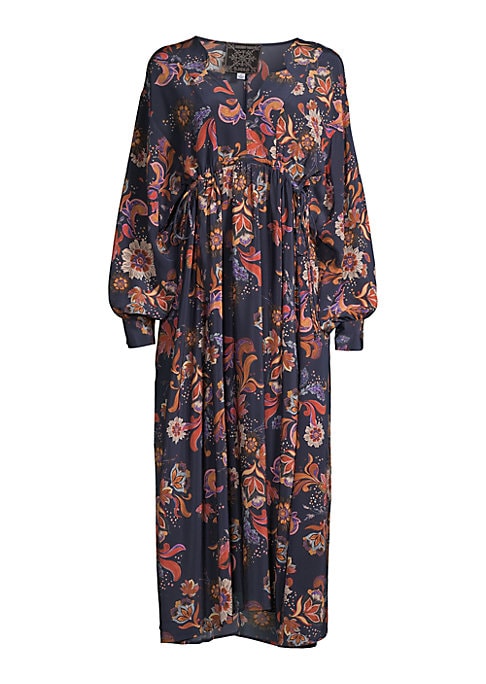 Floral Silk Midi Bliss