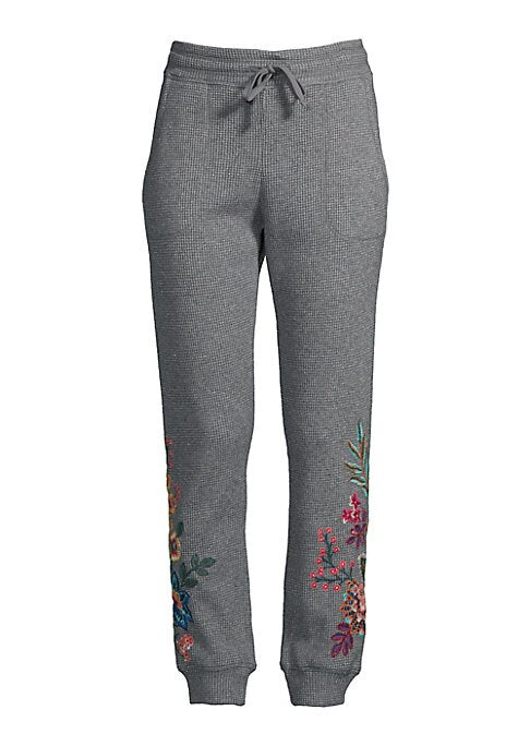 Shimmer Floral Joggers