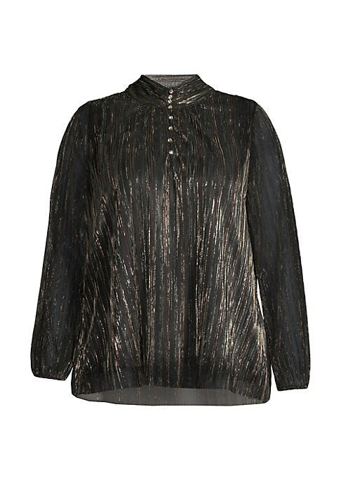 Metallic Flair Blouse