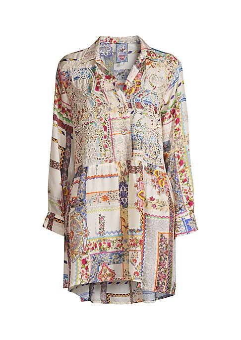 Floral Silk Tunic
