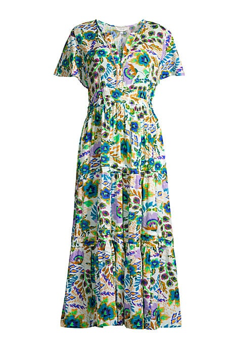 Floral Tiered Maxi Dress