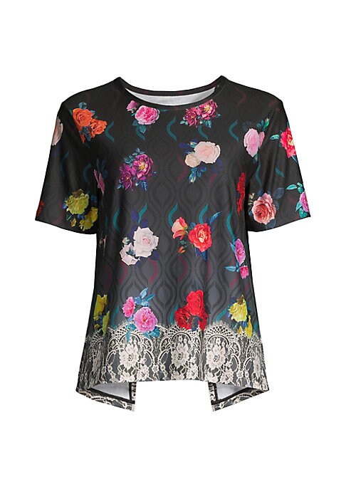 Floral Cross-Back Top
