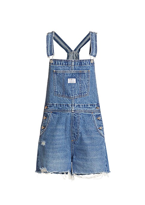 Vintage Raw Hem Overalls