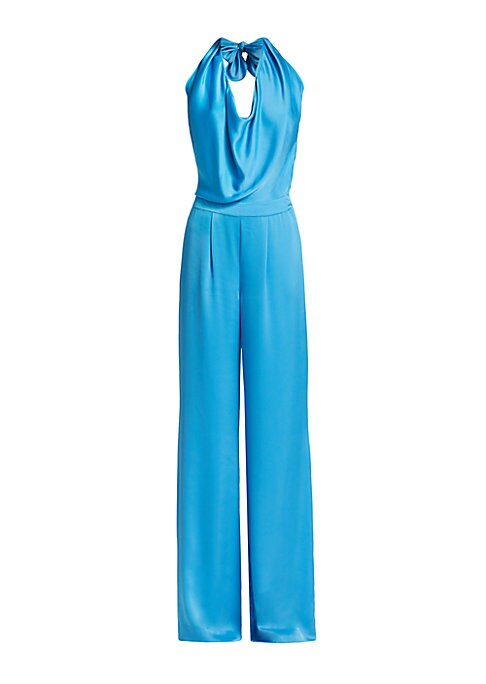 Silky Halter Jumpsuit