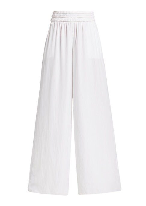 Sleek Smoked Wide Trousers