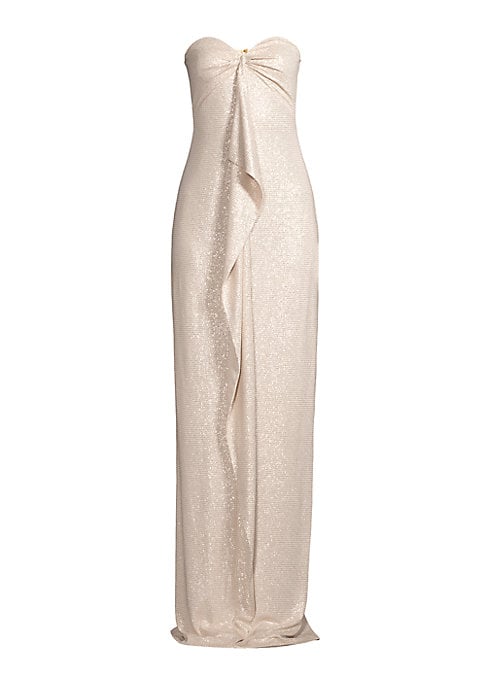 Glistening Column Evening Dress