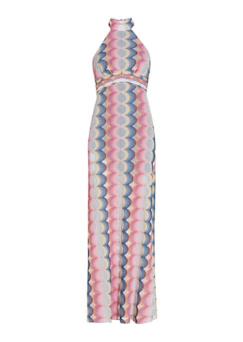 Chic Geo Print Maxi Dress