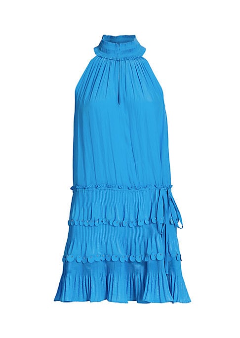 Beaded Tiered Minidress