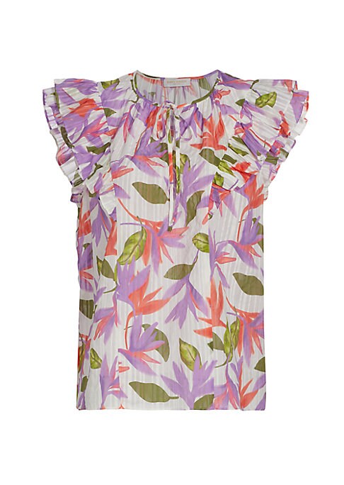 Floral Ruffle Top