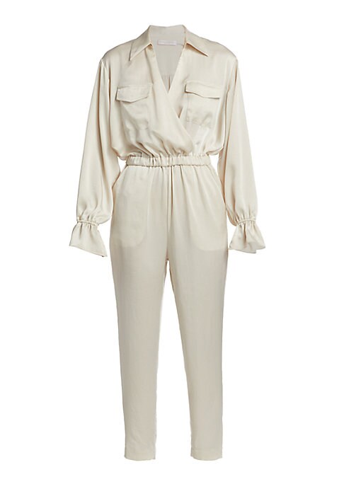 Satin Utility Jumpsuit
