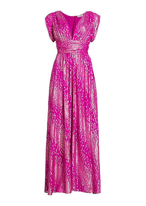 Metallic Charm Gown