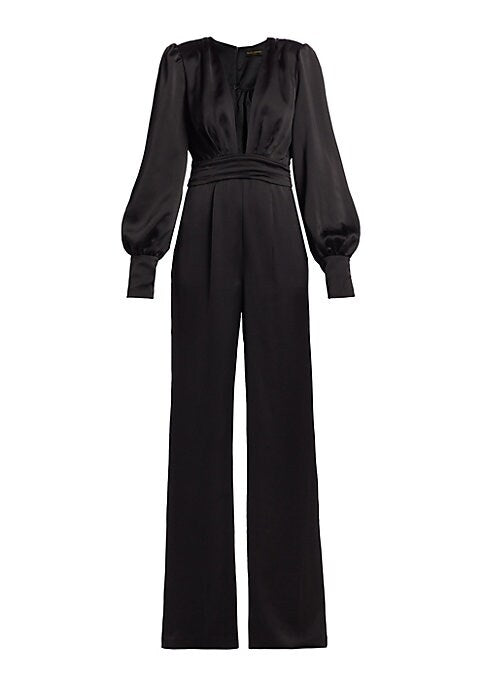 Satin Luxe Plunge Jumpsuit