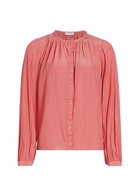 Satin Pleat Blouse