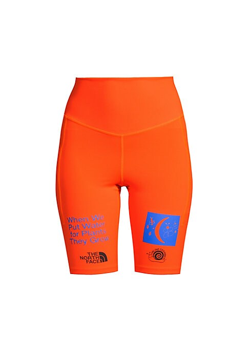 Graphic High-Waist Bike Shorts