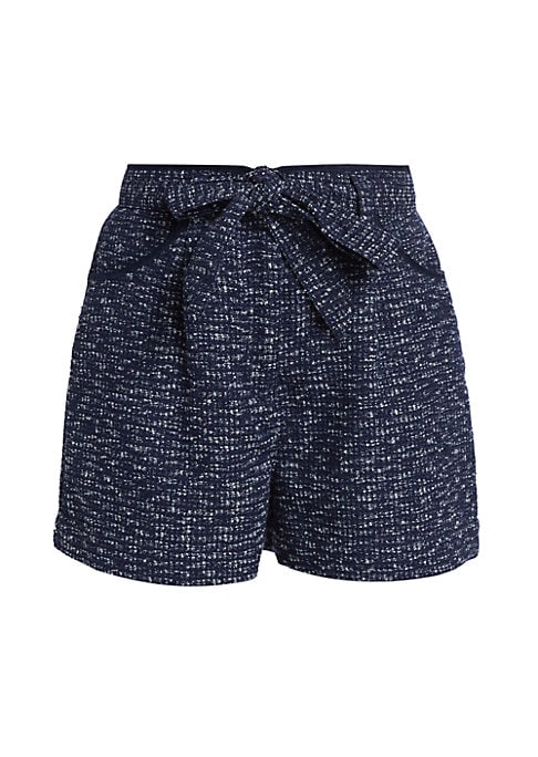 Tweed Chic Tie Shorts