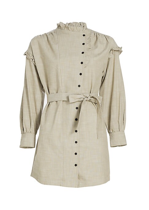 Ruffled Cotton Minidress Delight