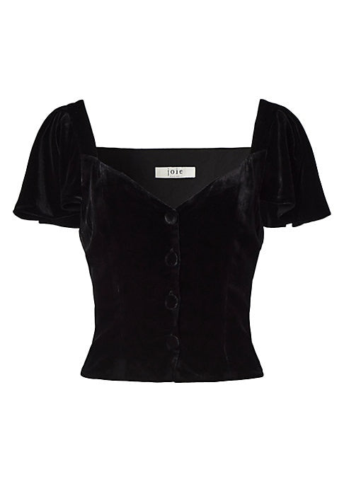 Velvet V-Neck Delight