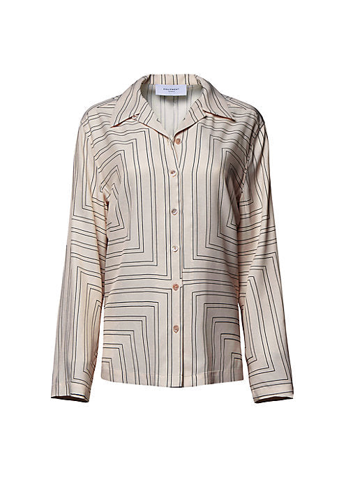 Geometric Stripe Shirt