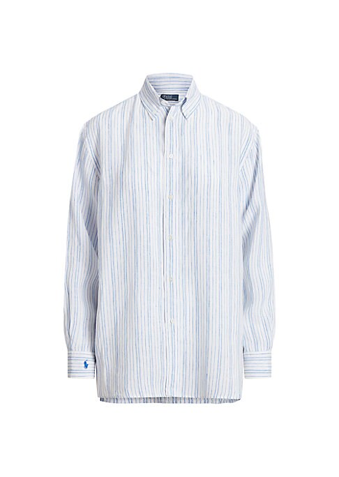 Breezy Stripe Linen Top