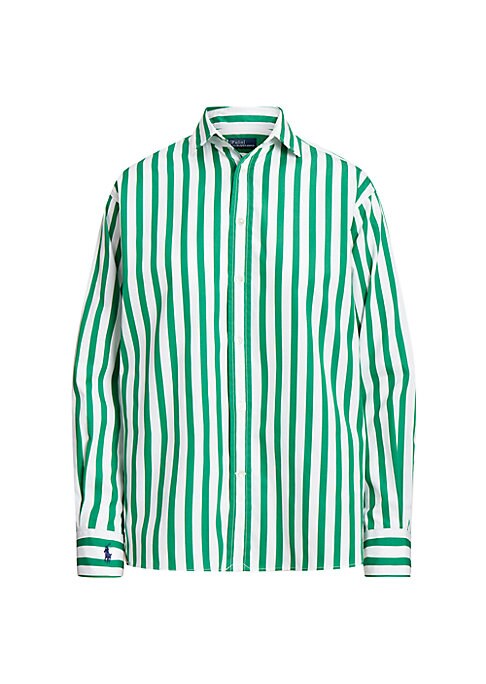 Classic Striped Polo Shirt