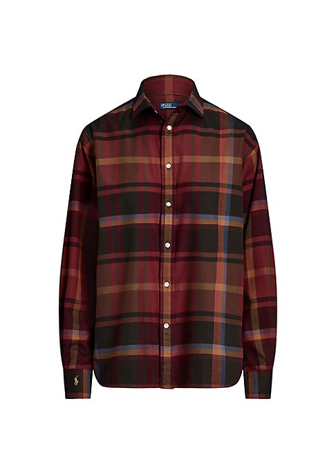 Cozy Plaid Twill Shirt