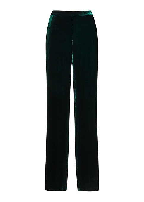 Luxurious Velvet Straight Pants
