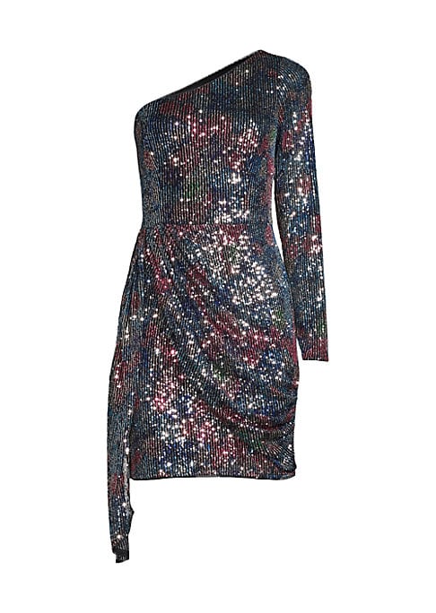 Dazzling One-Shoulder Dress