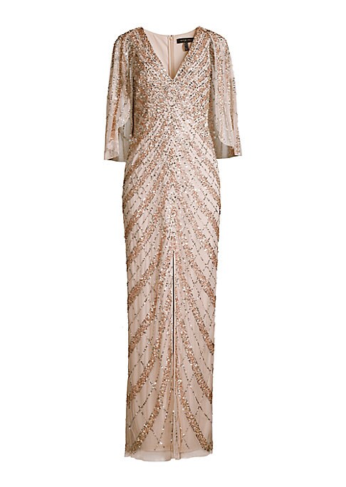 Glamorous Cape Slit Dress