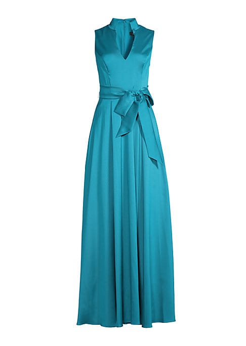 Elegant V-Neck Gown
