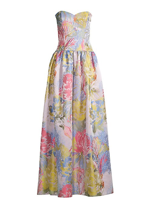 Floral Luxe Evening Gown