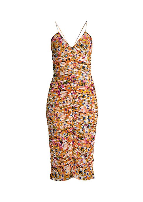 Floral Midi Body-Con Dress