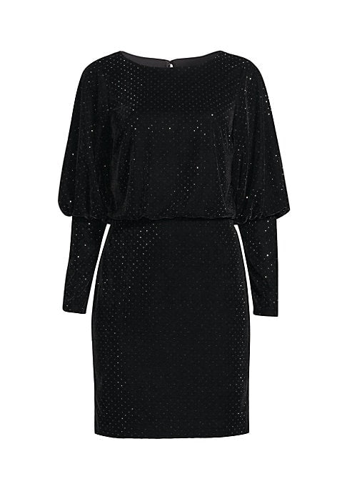 Glimmering Velvet Party Dress