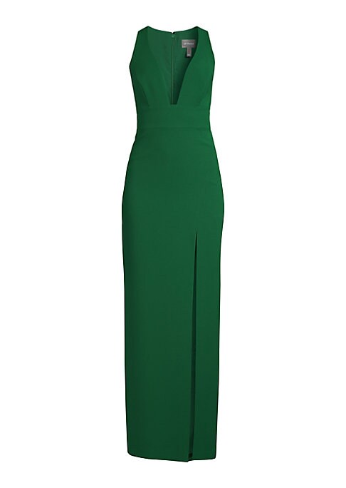 Elegant V-Neck Gown