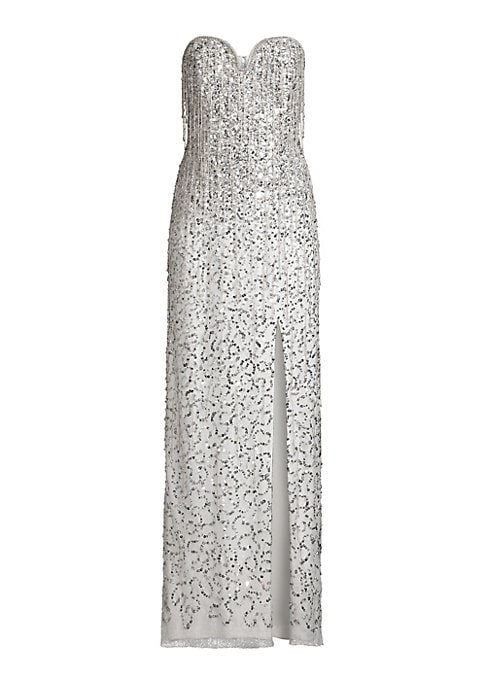 Glamourous Sequin Evening Dress