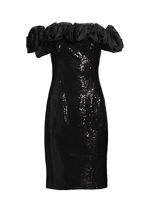 Shimmering Ruffle Dress