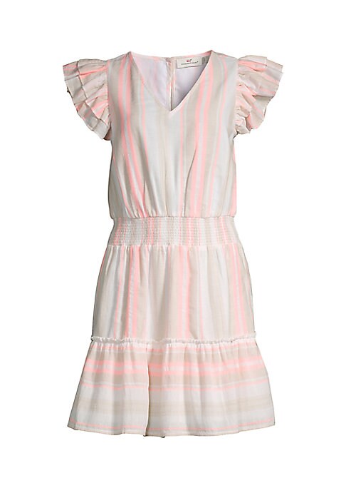 Ruffled Stripes Minidress